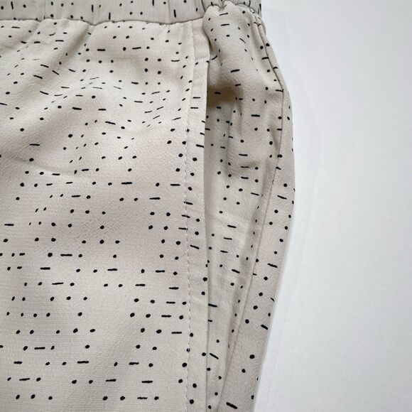 Eileen Fisher Pants Sz Medium White Tapered Elastic Waist Tencel Viscose Career - Picture 4 of 9